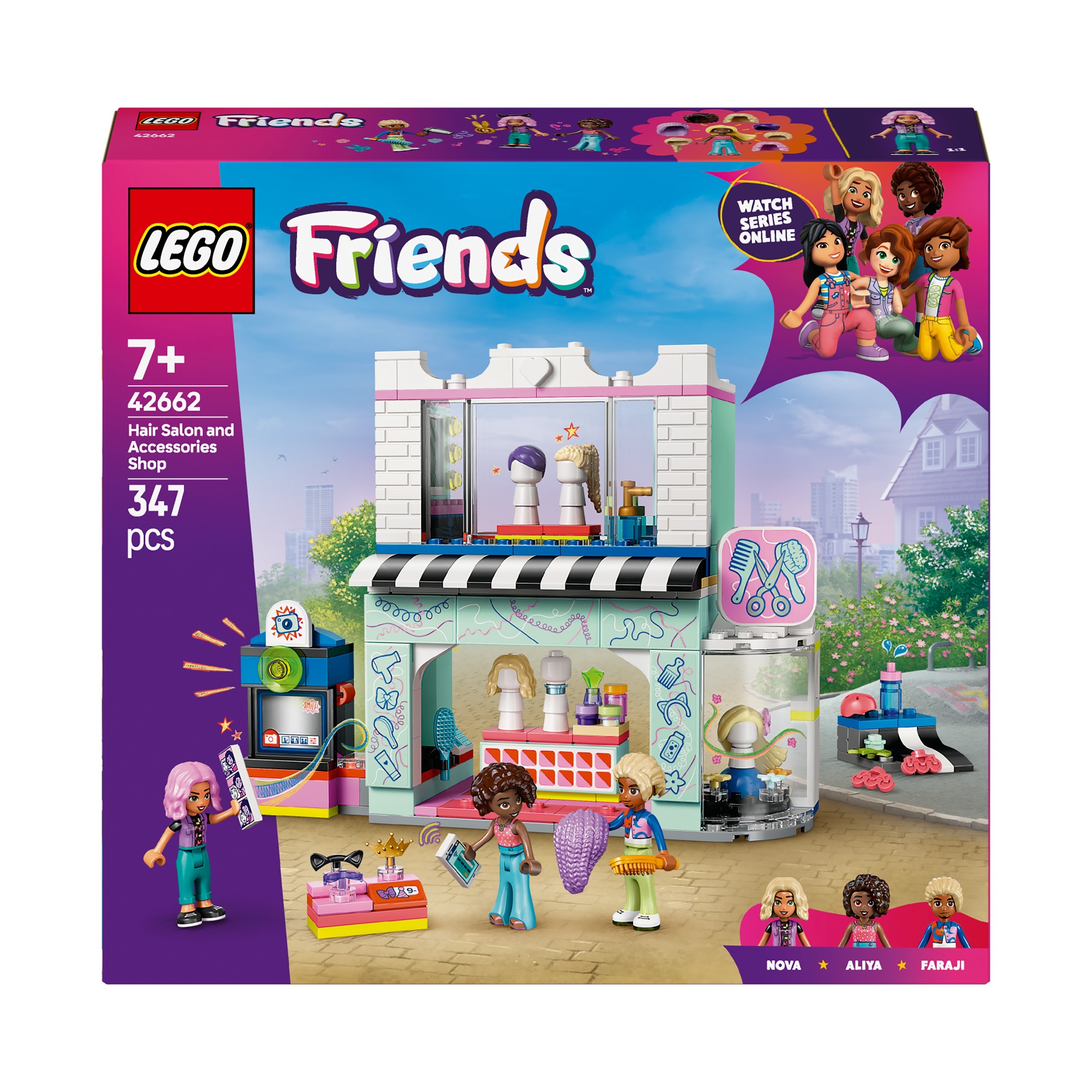 LEGO Friends 42662 Friends 42662 Kaderníctvo a obchod s doplnkami