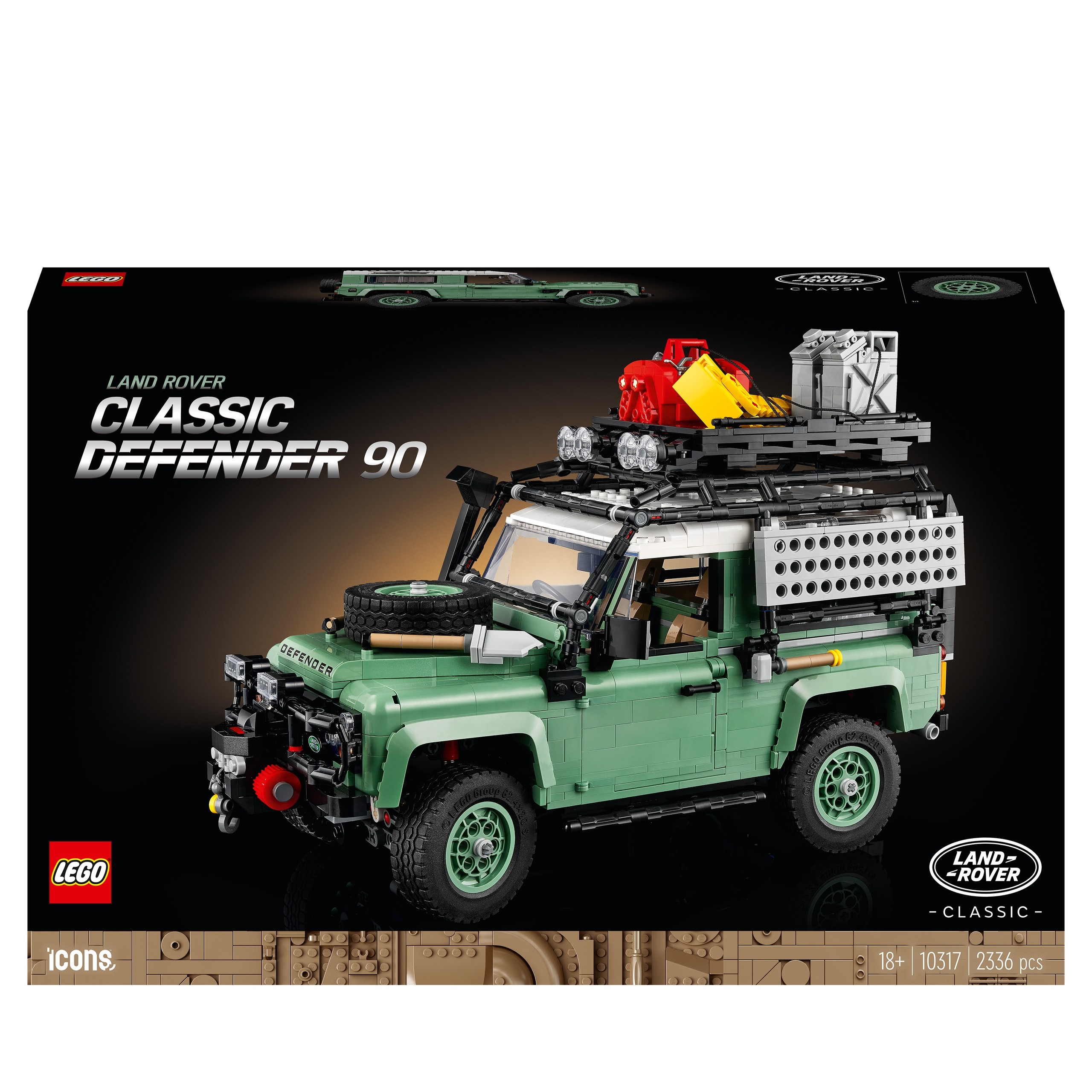 LEGO ICONS 10317 Klasický Land Rover Defender 90
