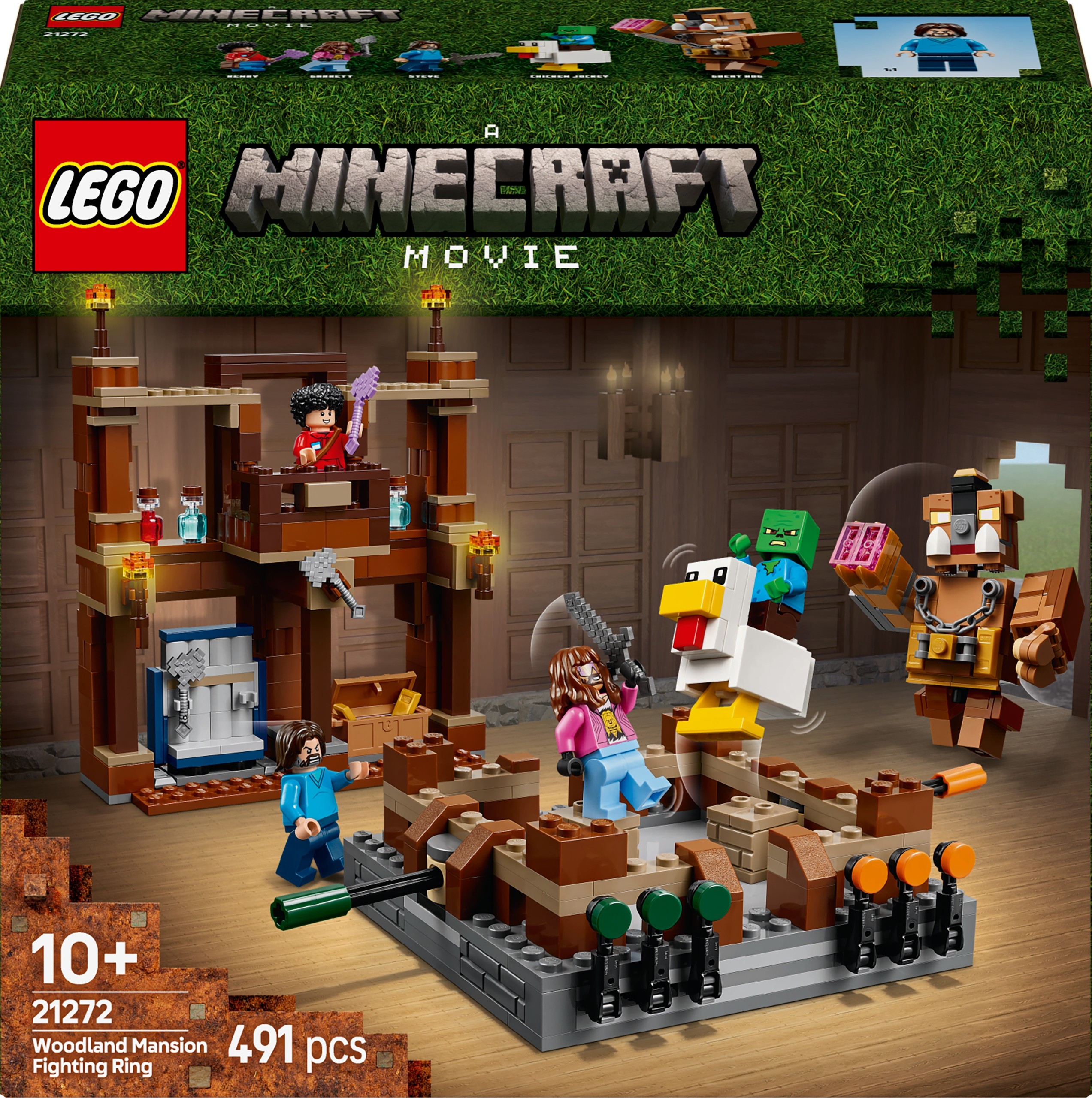 LEGO Minecraft 21272 Bojový kruh v lesnom sedle