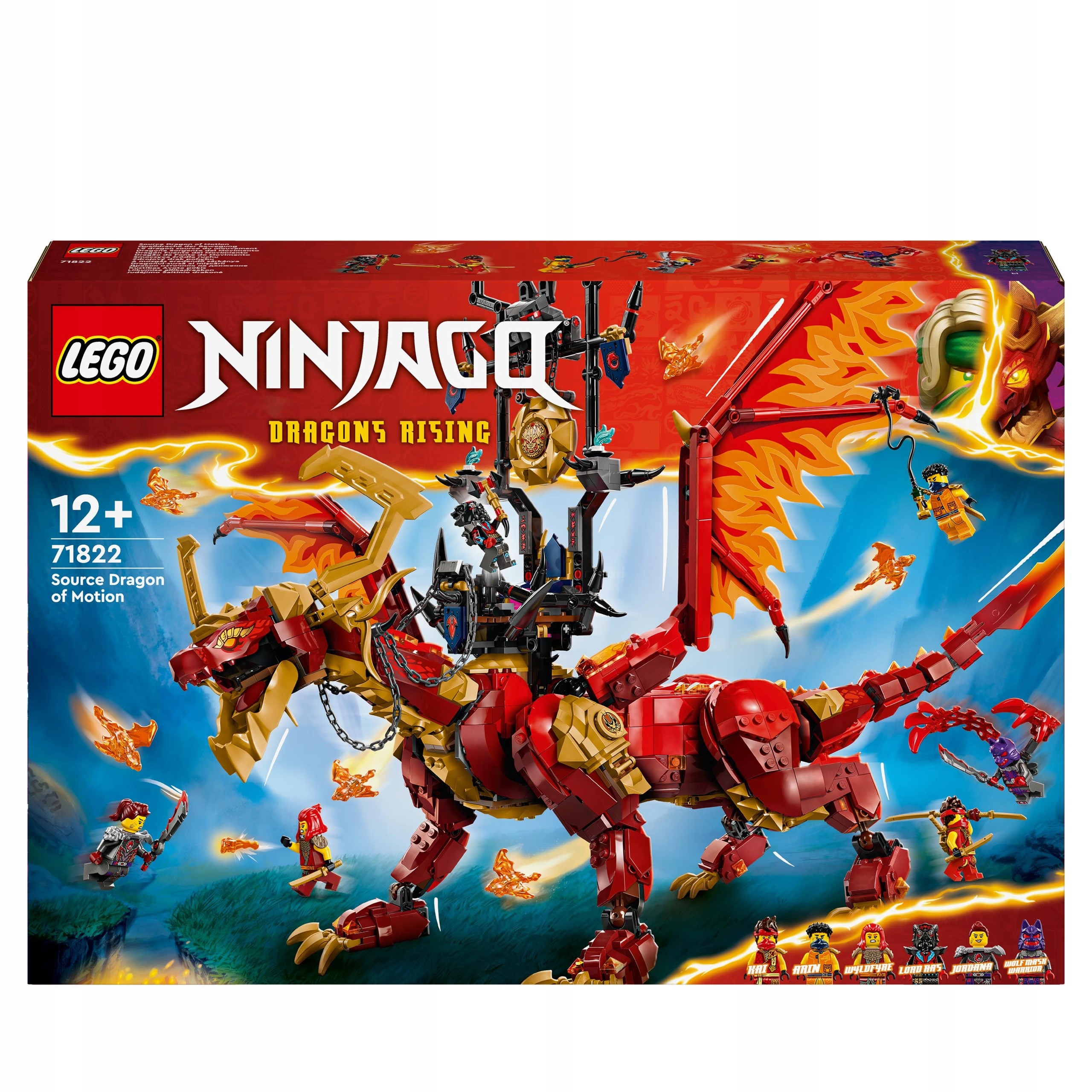 LEGO Ninjago 71822 Zdroj: Pohybujúci sa drak 71822
