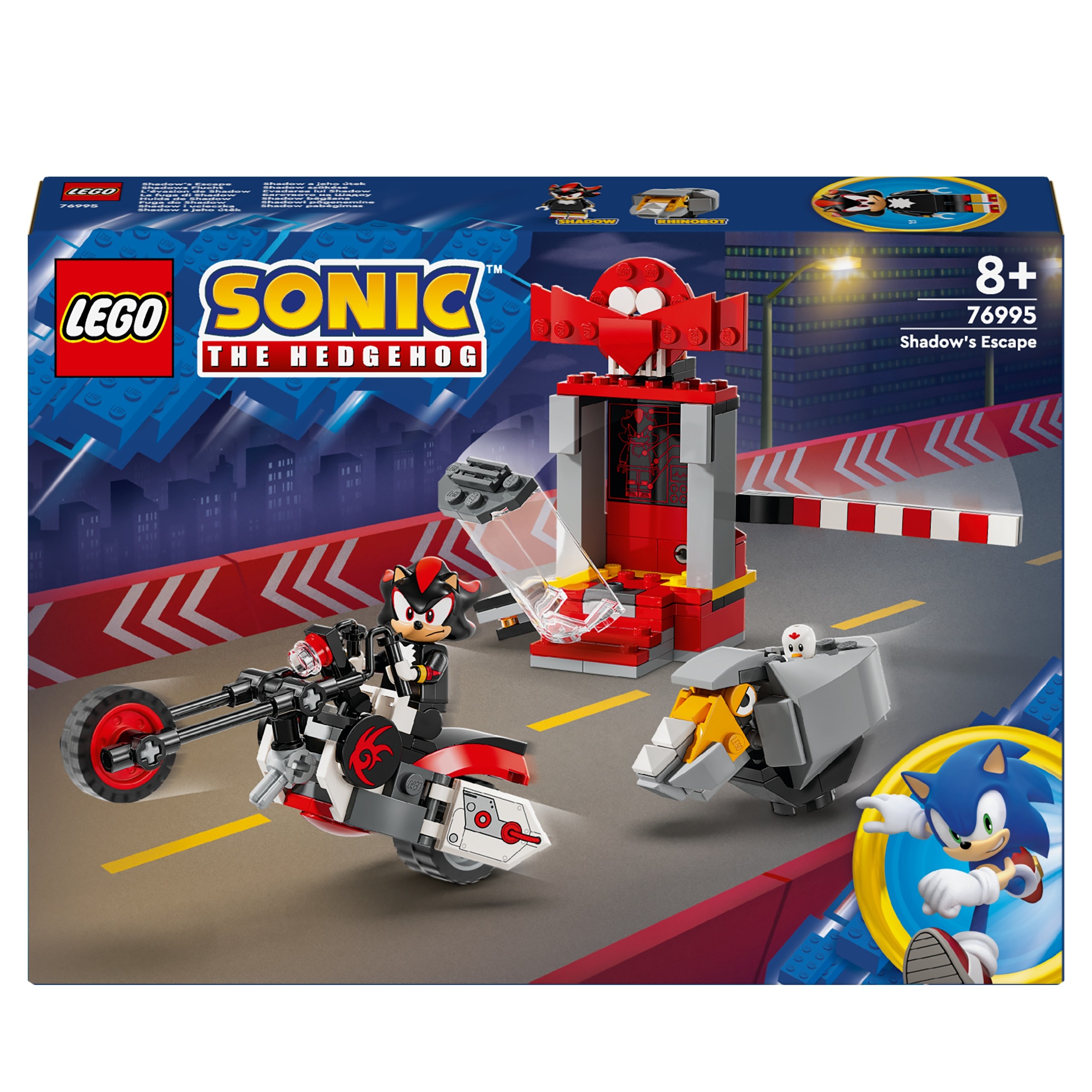 LEGO Sonic the Hedgehog 76995 Shadow the Hedgehog – útek