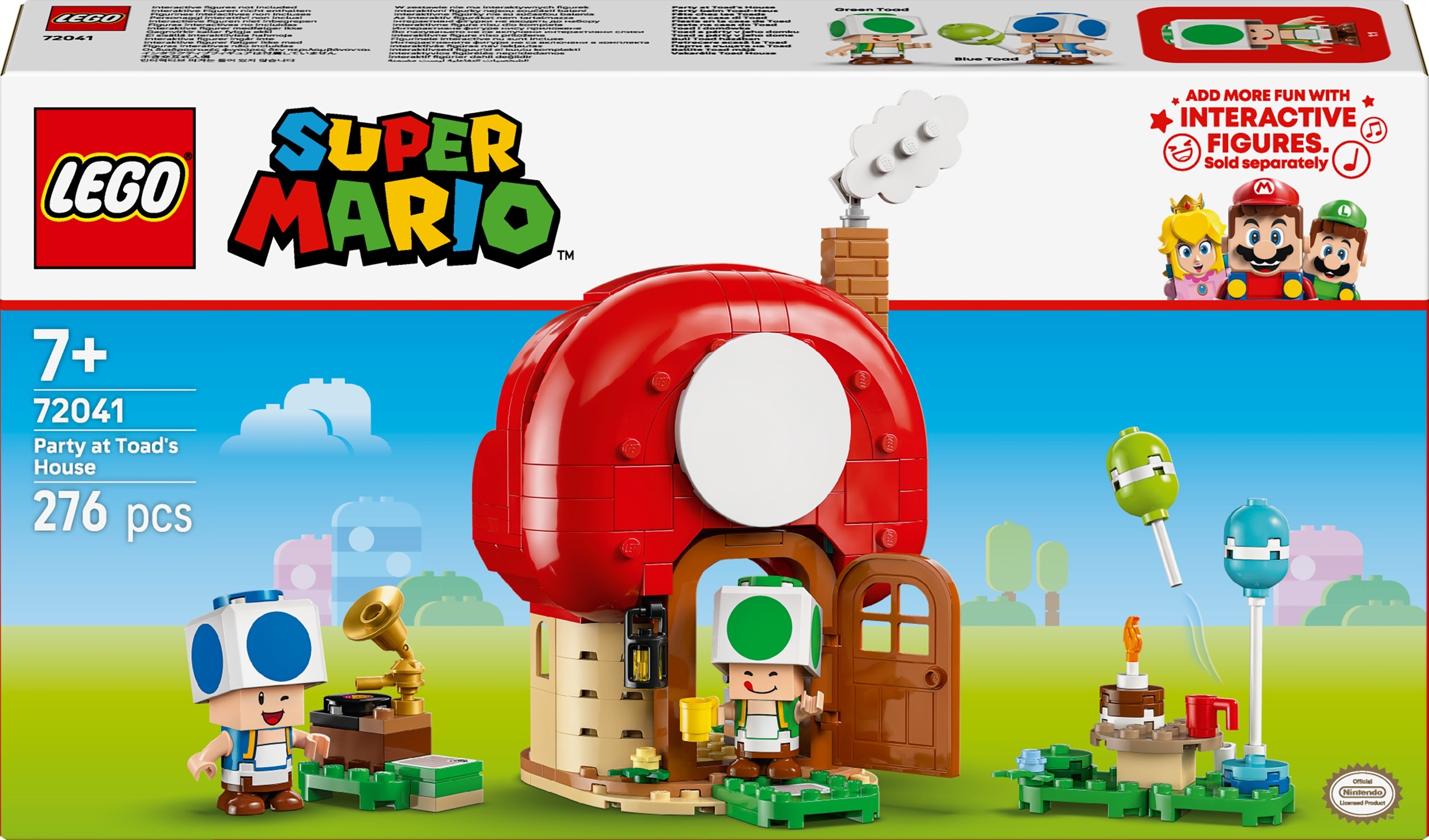 LEGO Super Mario 72041 Super Mario 72041 Ropucha a jeho domáca párty