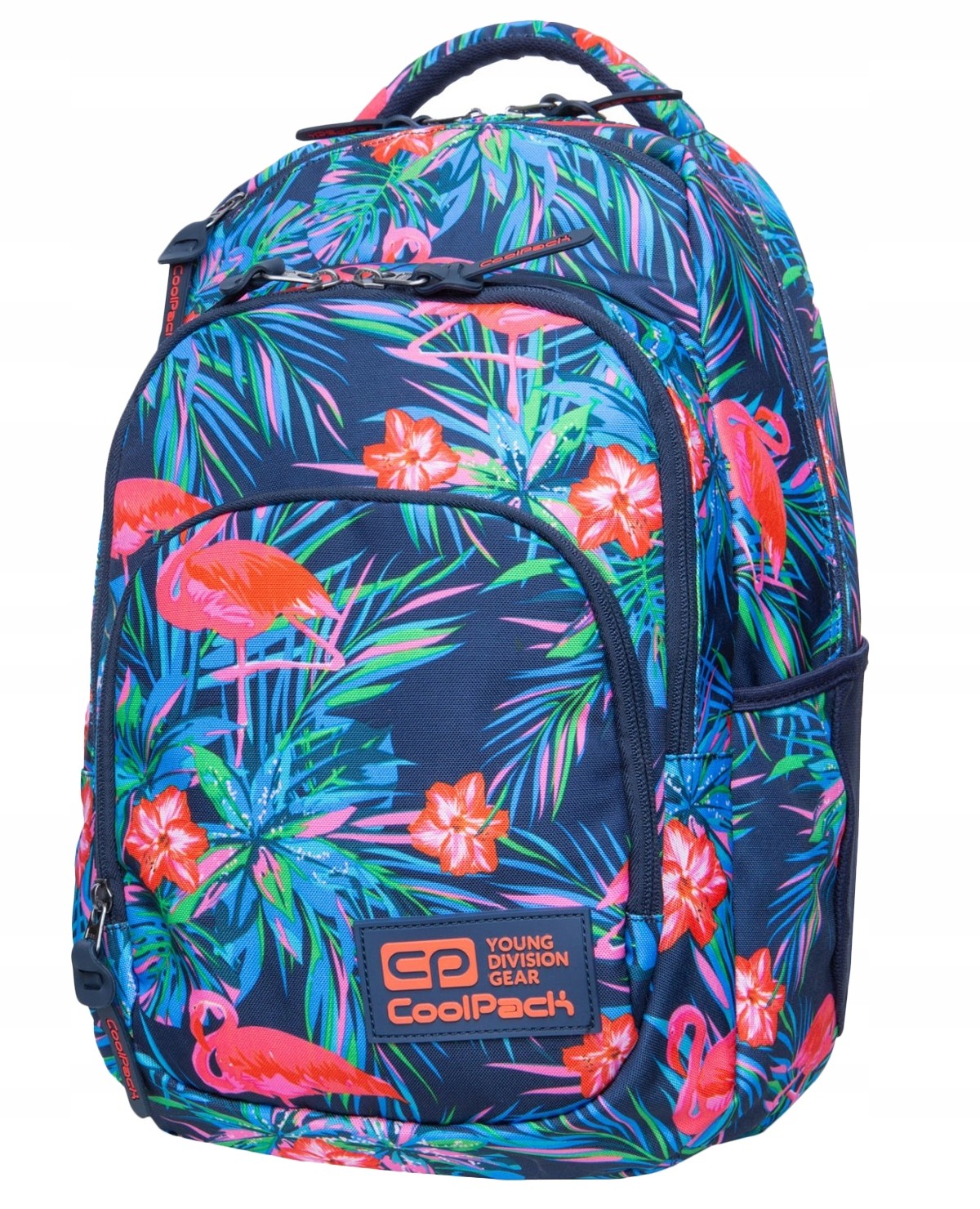 Školský batoh - Ľahký mládežnícky batoh Coolpack 2 Chambers Flaming