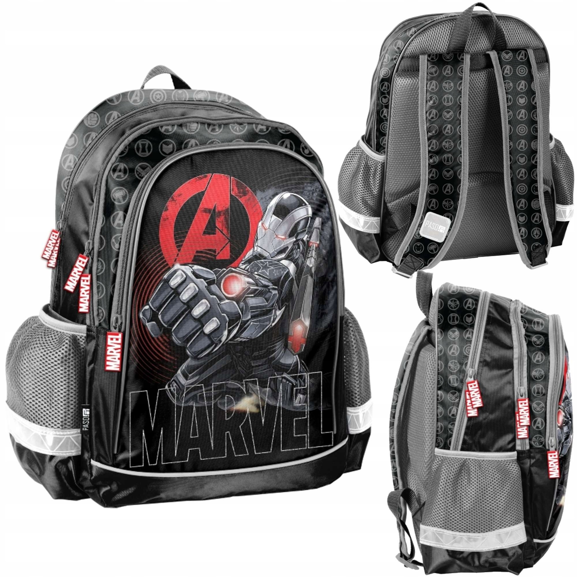 Školský batoh - Svetlá školská taška na batoh Marvel Avengers