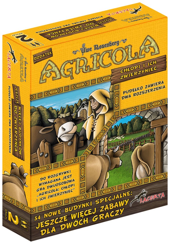 Spoločenská hra Agricola: Roľníci a ich rezervácia - Ešte viac budov pre rezerváciu Lacerta