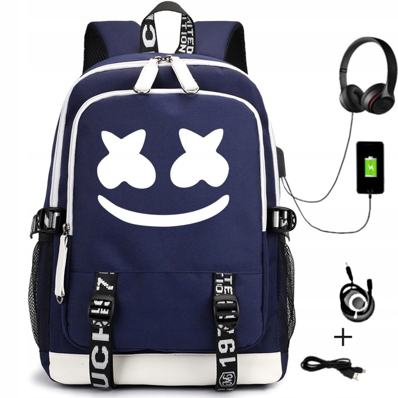 Školský batoh - Marshmello Backpack School School Bag Bag