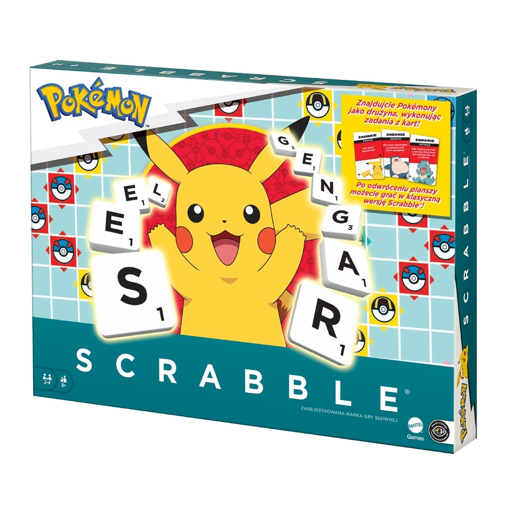 Spoločenská hra Pokémon Scrabble od Mattela