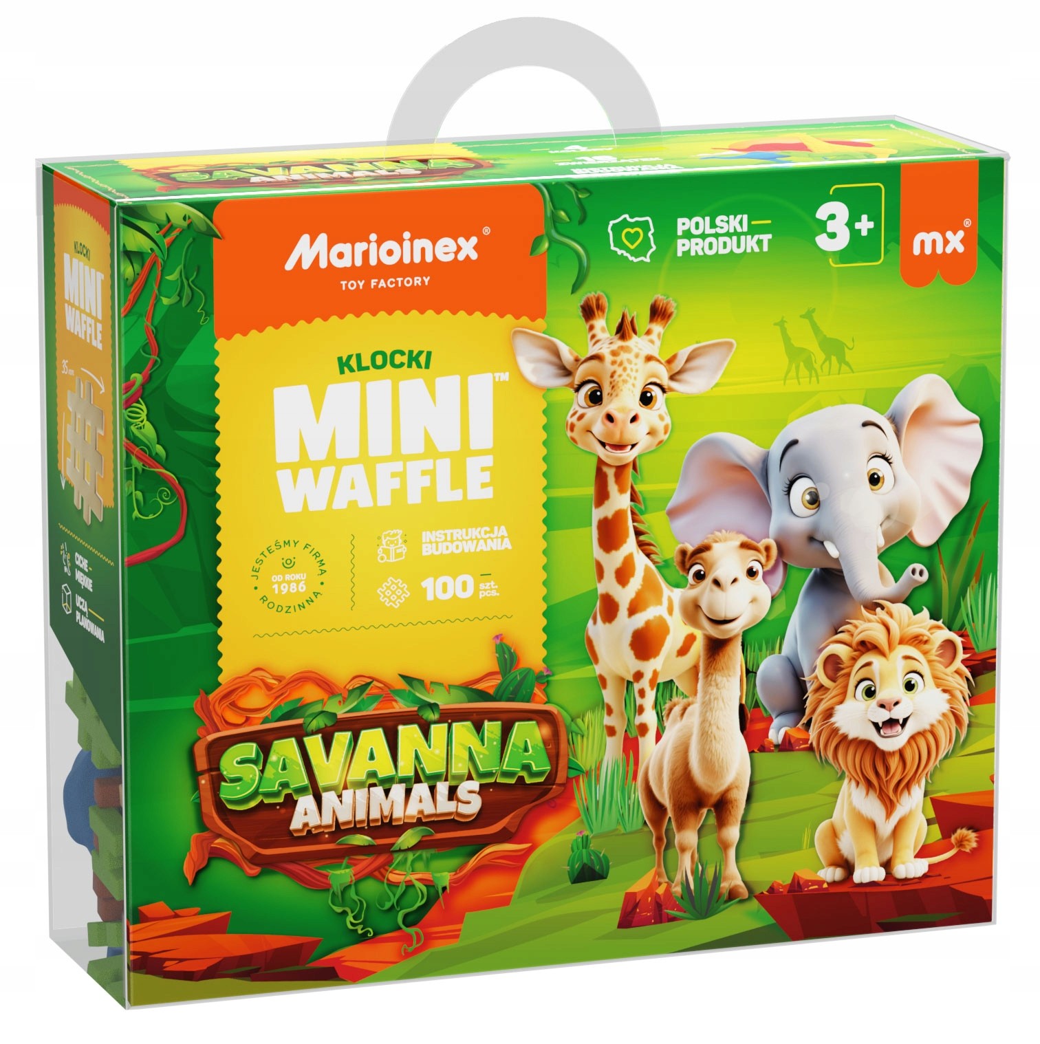 Mini vaflové zvieratká Savannah 100 kusov