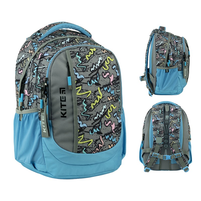 Viackomorový školský batoh Kite Multicolor 19 rokov