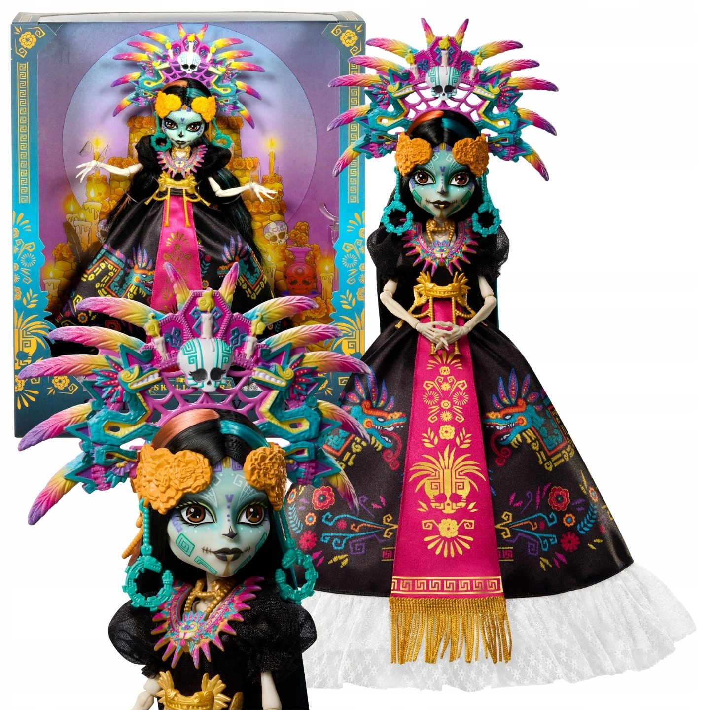 Zberateľská bábika Monster High Dia De Muertos Skelita Calaveras