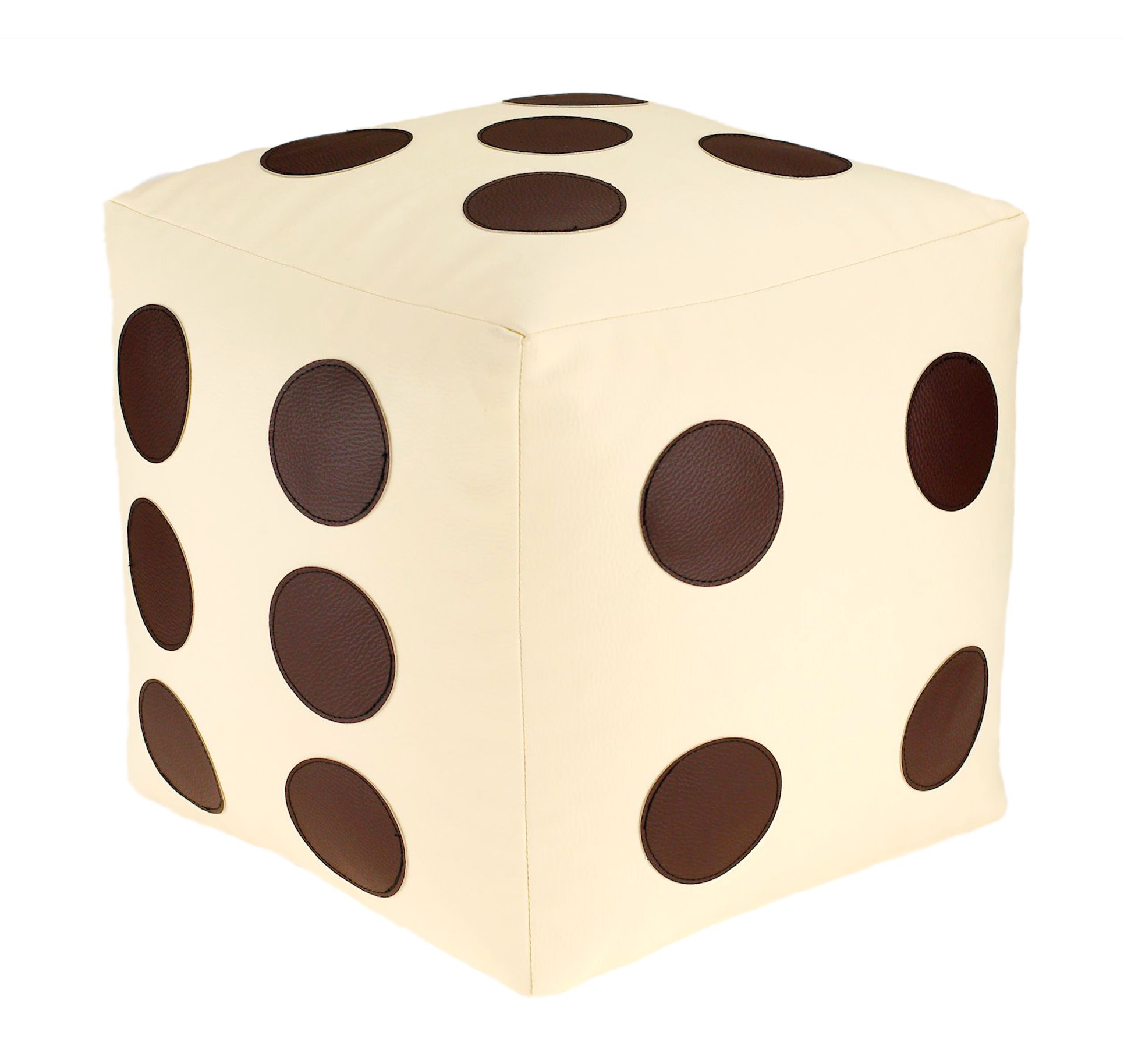 Detský sedací vak - pufa - NOVINKA! Cube pouf s okami pre deti, HIT-35cm