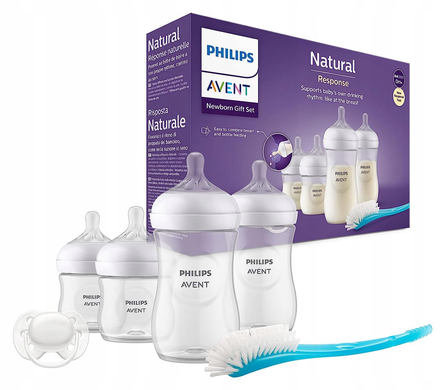 Sada fliaš PHILIPS Avent Natural SCD838/11
