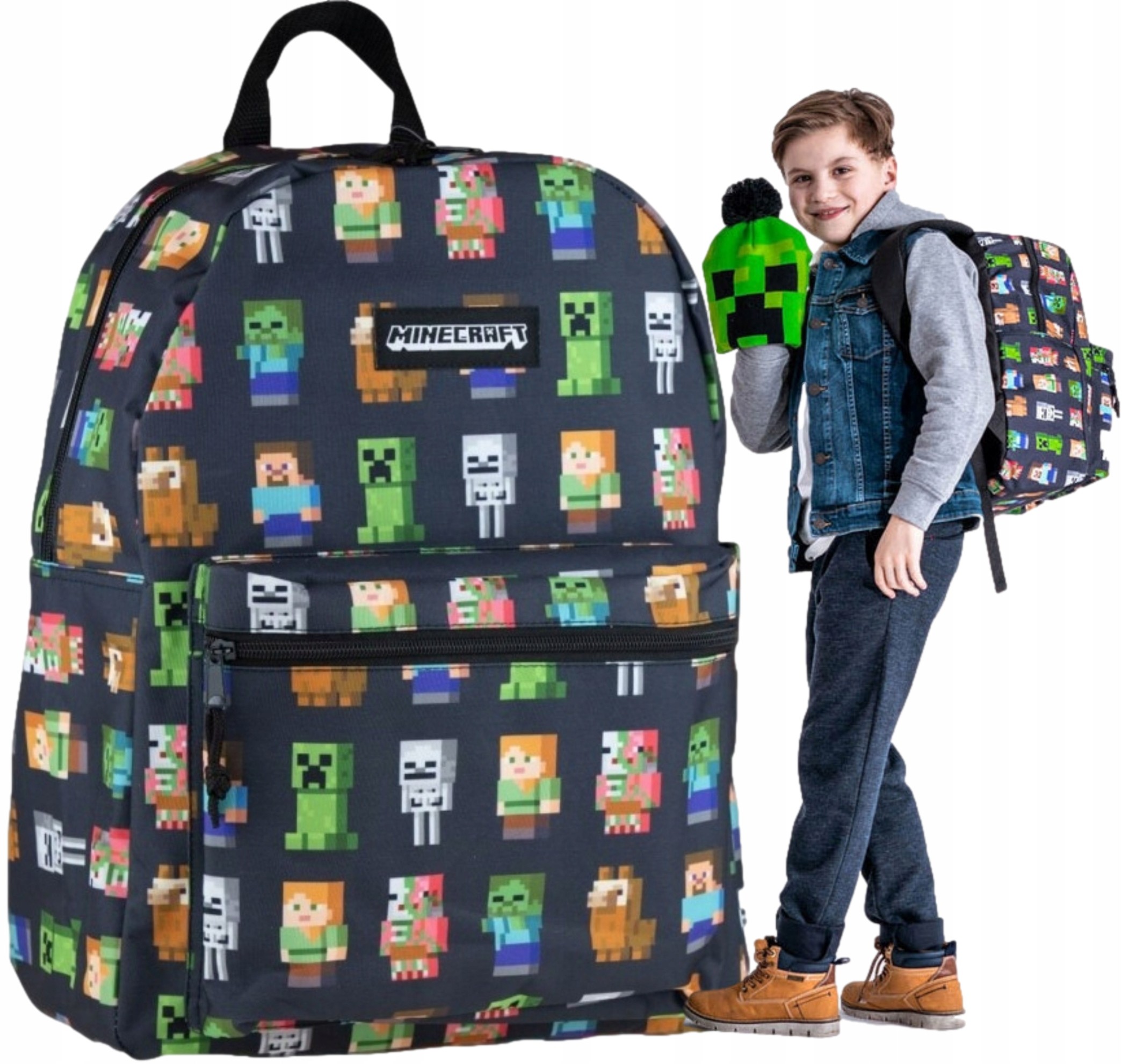 Školský batoh - Astra Minecraft Multi Character Batoh Original