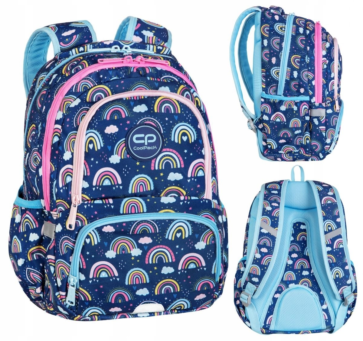Školský batoh - Batoh coolpack spiner sledujte svoje sny dúha