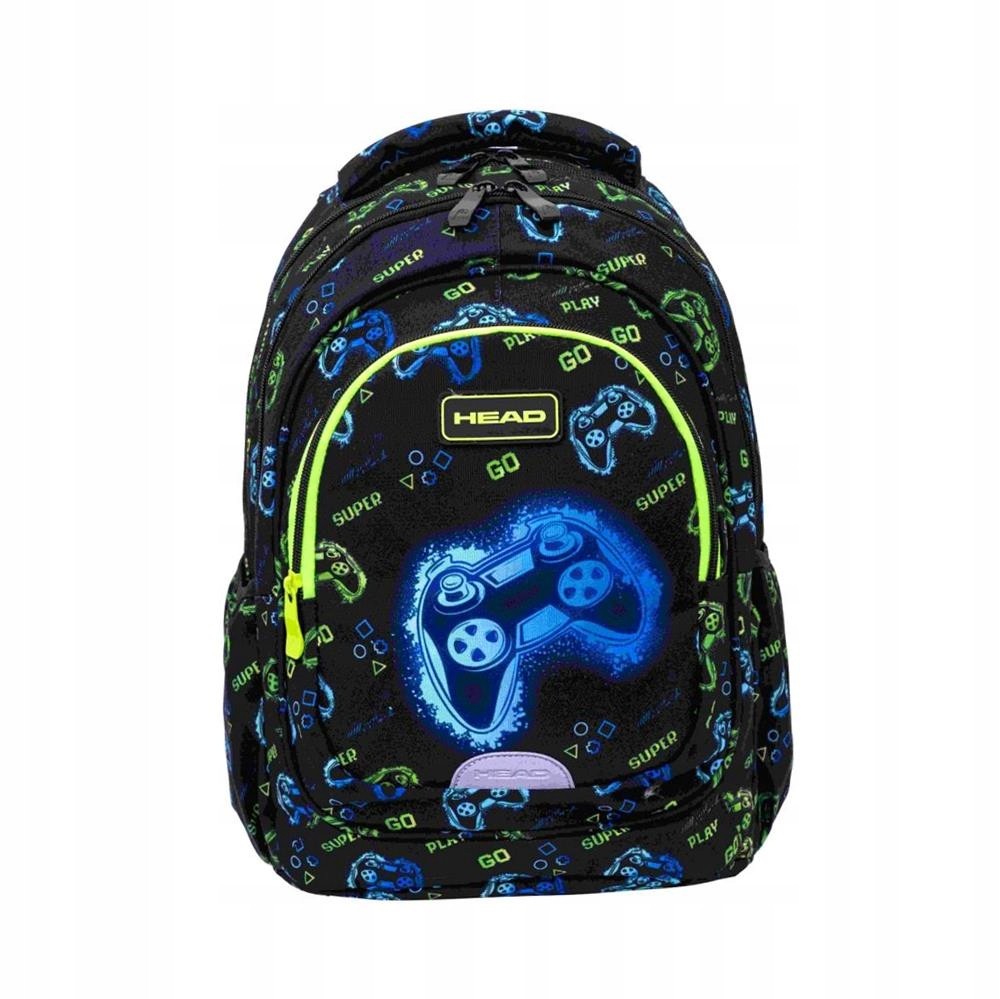 Školský batoh Head Go Playing Neon AB330 s reflexnými prvkami
