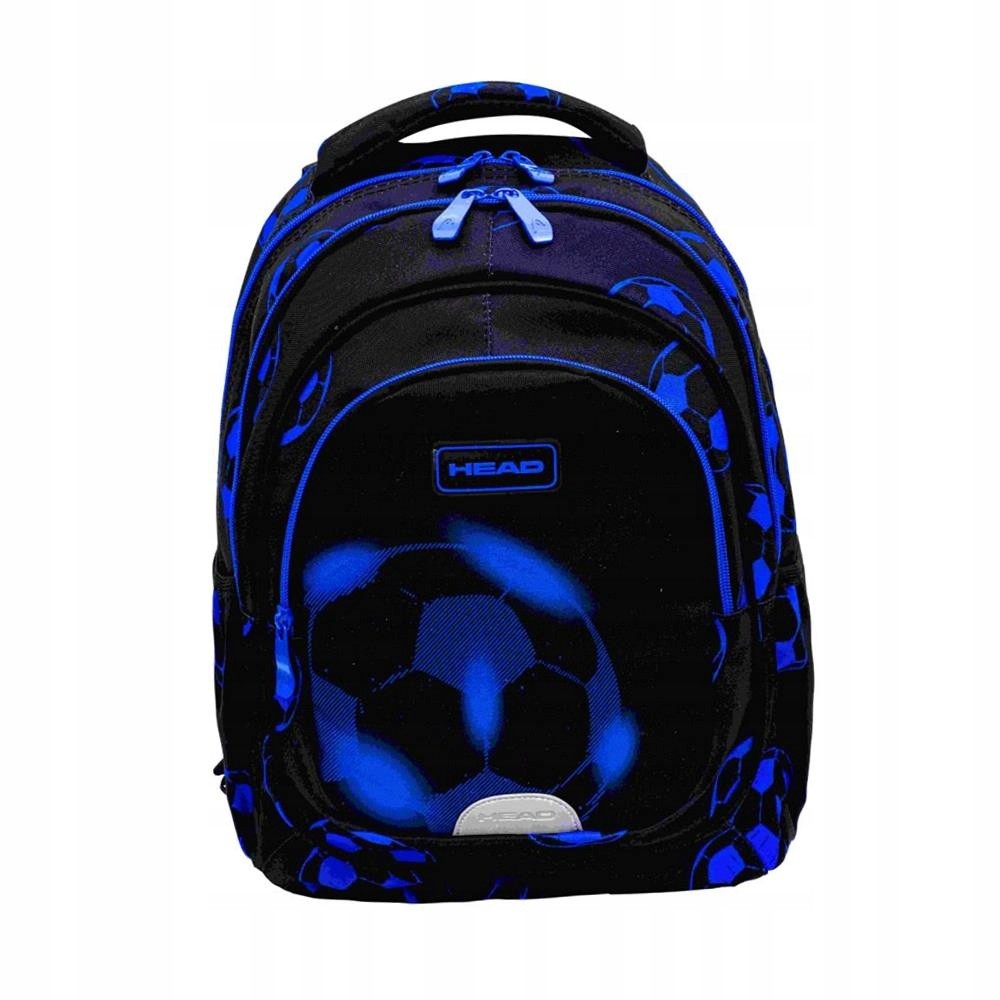 Školský batoh Head Neo Blue Football AB330 s reflexnými prvkami