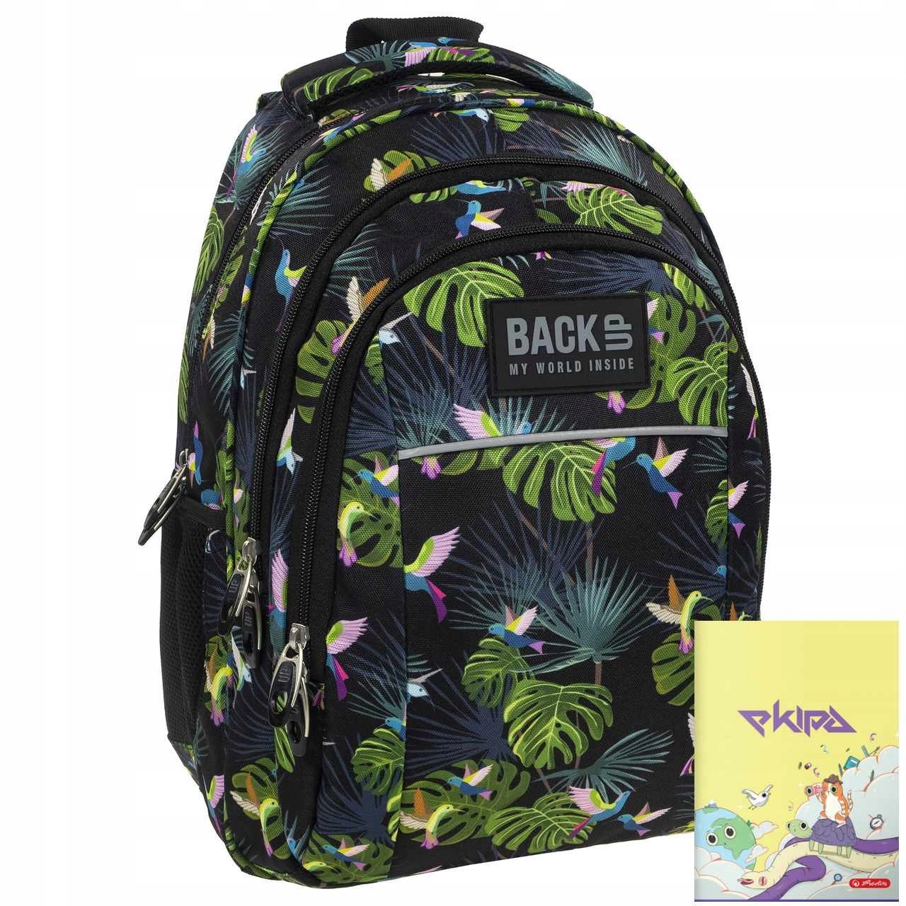 Školský batoh - Zálohovacia škola batoh H33 koliber + notebook 60K.