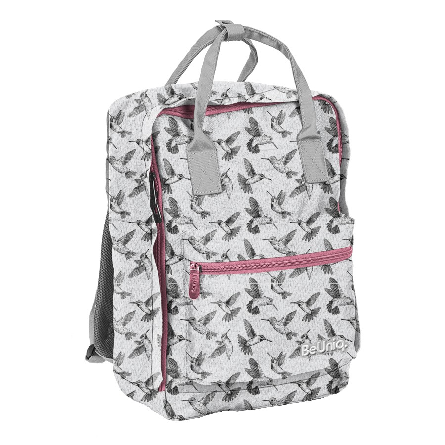 Školský batoh - Beuniq School Backpack Colliber s vtákmi