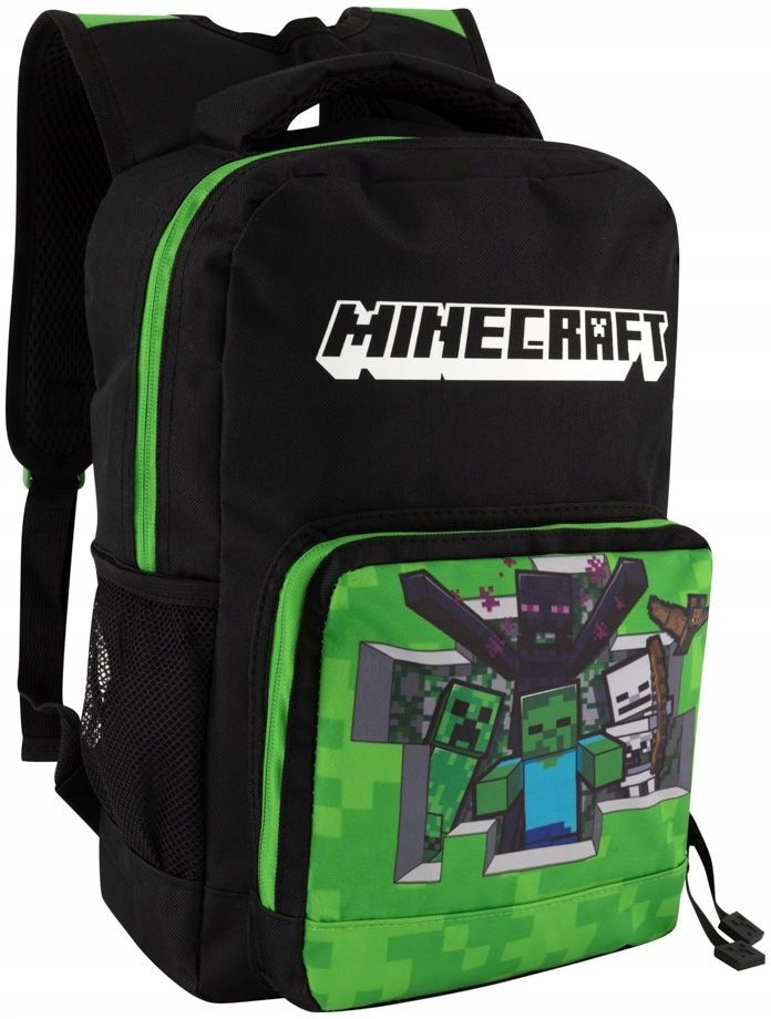 Školský batoh - Školský batoh Minecraft School School Bag Veľký A4