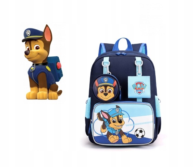 Patrol Chase Patrol School Backpack + Wallet + Case