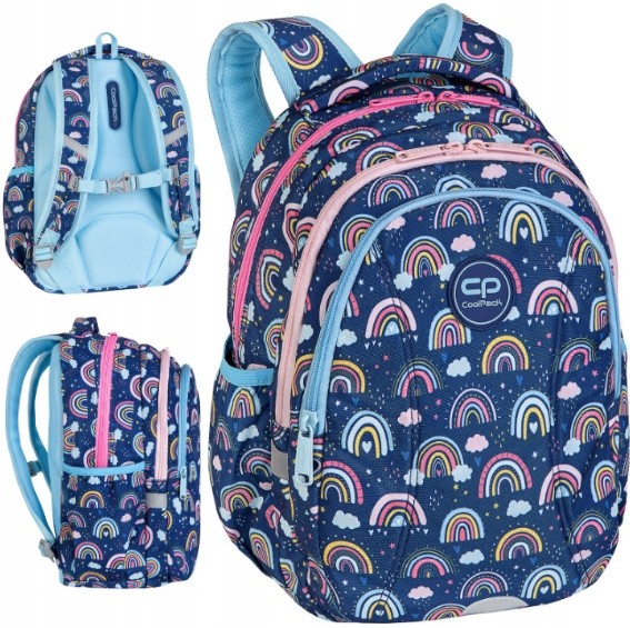 Školský batoh - Školský batoh dúhový dúhový coolpack dievčenský