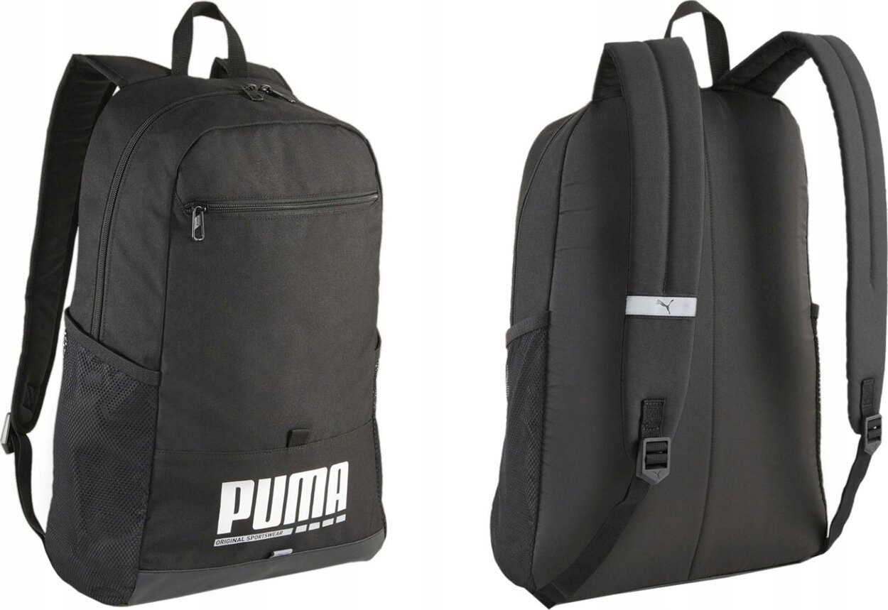 Univerzálny Batoh PUMA PLUS - Celoročné Použitie, Čierny s Bielymi Detailmi