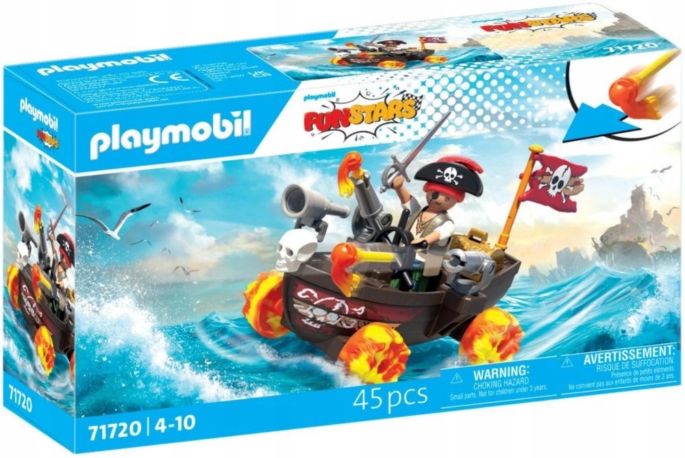Playmobil 71720 Preteky: Pirátska loď