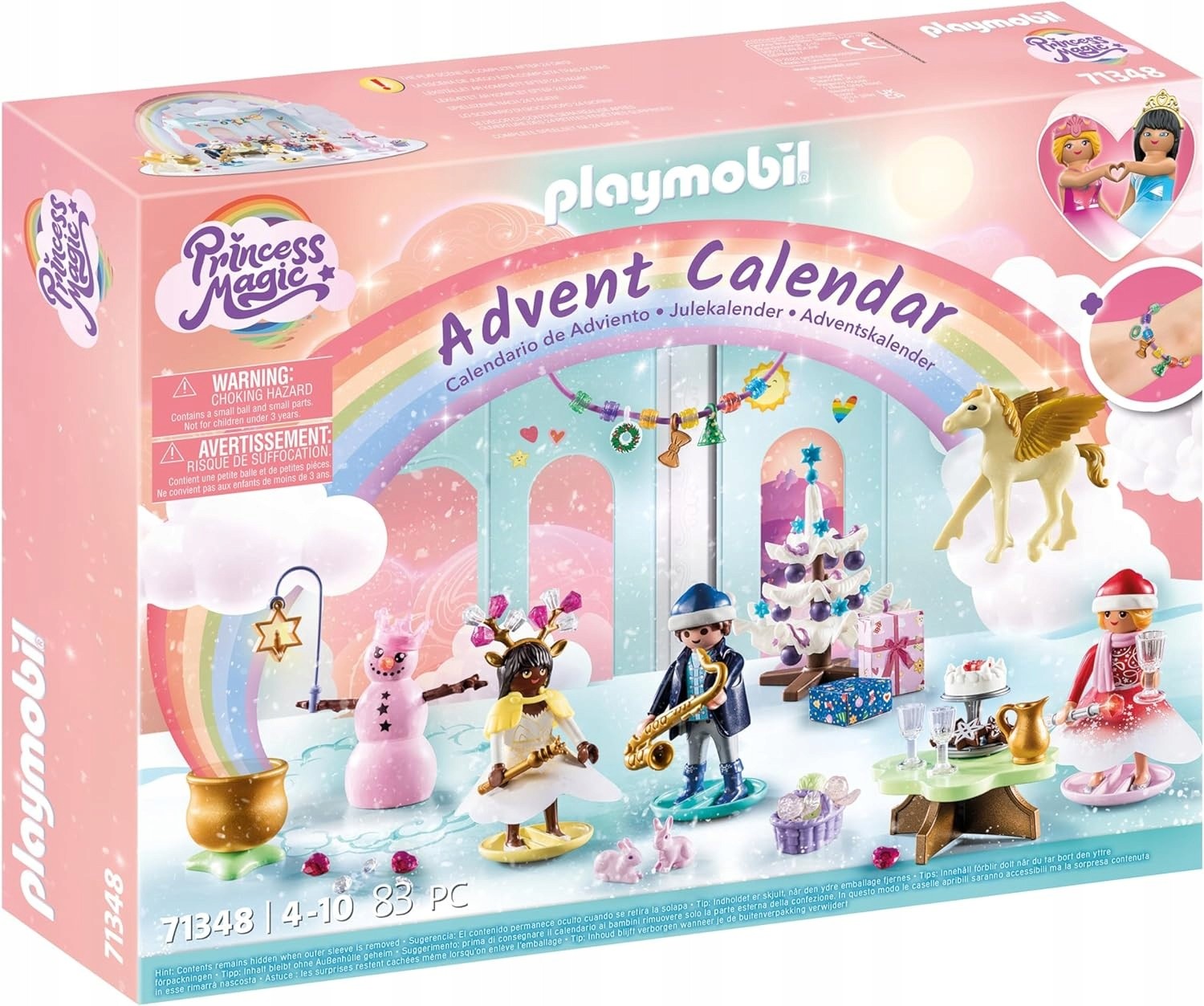 Playmobil Dúhový vianočný adventný kalendár 71348