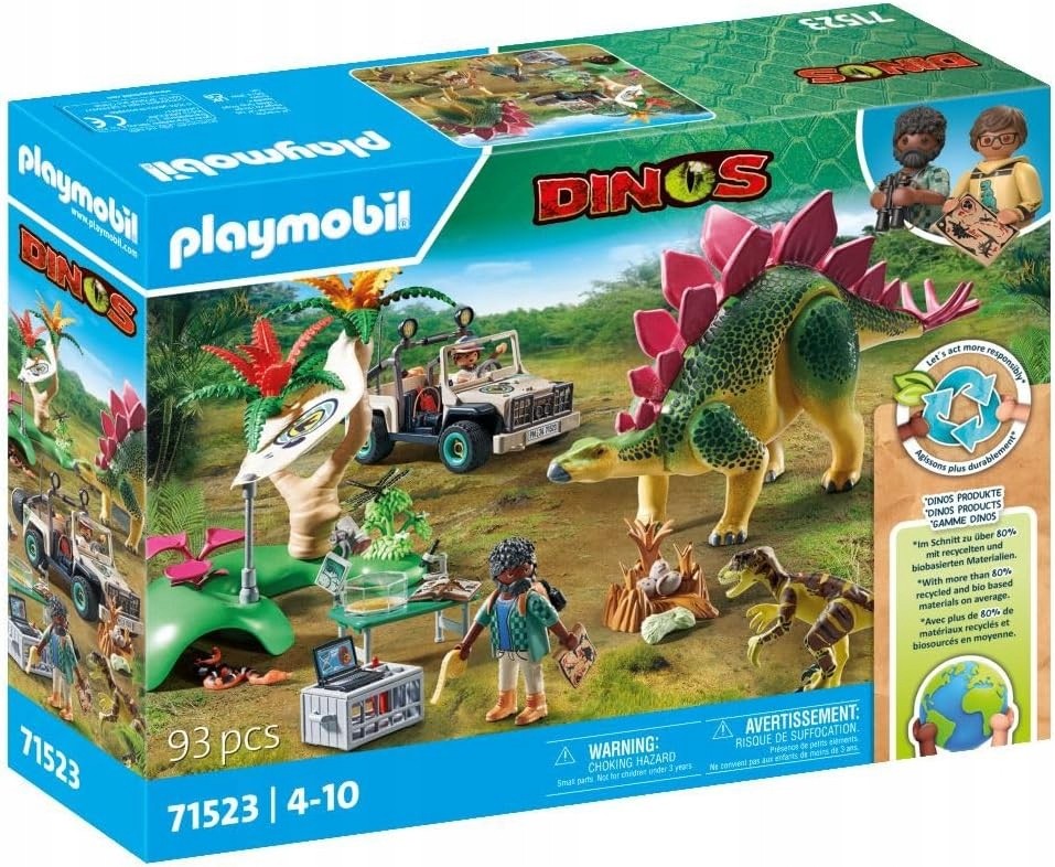 PLAYMOBIL DINOS 71523 VÝSKUMNÝ TÁBOR S DINOSAURMI
