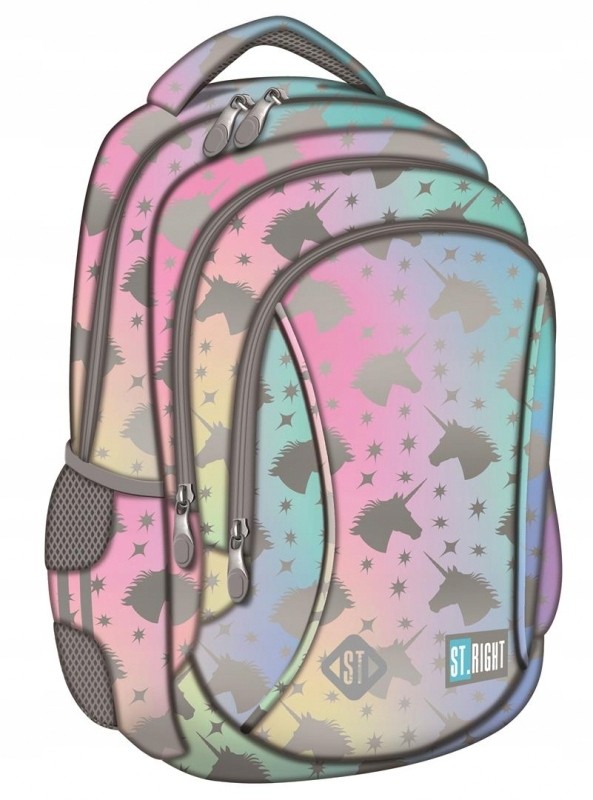 Školský batoh - 3-komorný batoh St.right BP26 OMBRE UNICORN P