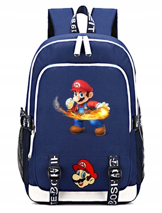 Školský batoh - Školský batoh Super Mario Bros nabíjanie USB Hit