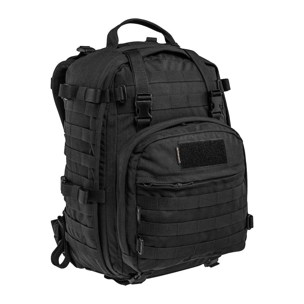 Wisport Whistler II 35 l – Všestranný Čierny Batoh s MOLLE Systémom