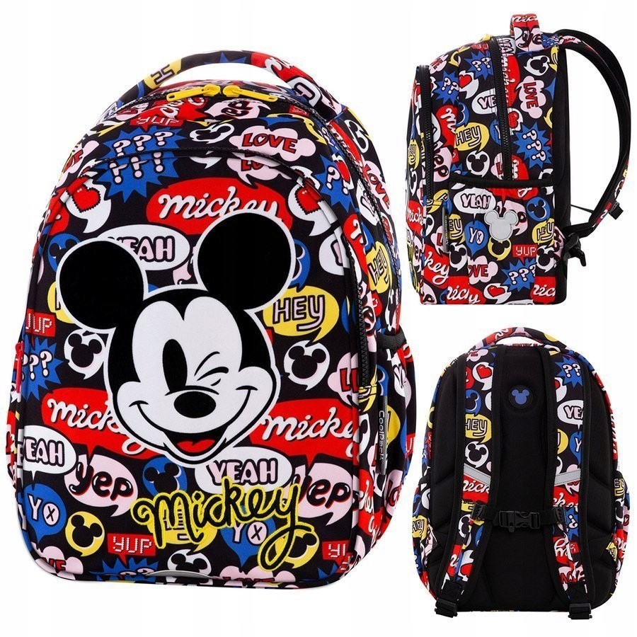 Školský batoh - Školský batoh Mickey Mouse s tvarovaným chrbtom