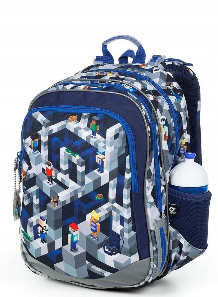 Školský batoh - Topgal Elly Minecraft School Backpack do triedy 1-4