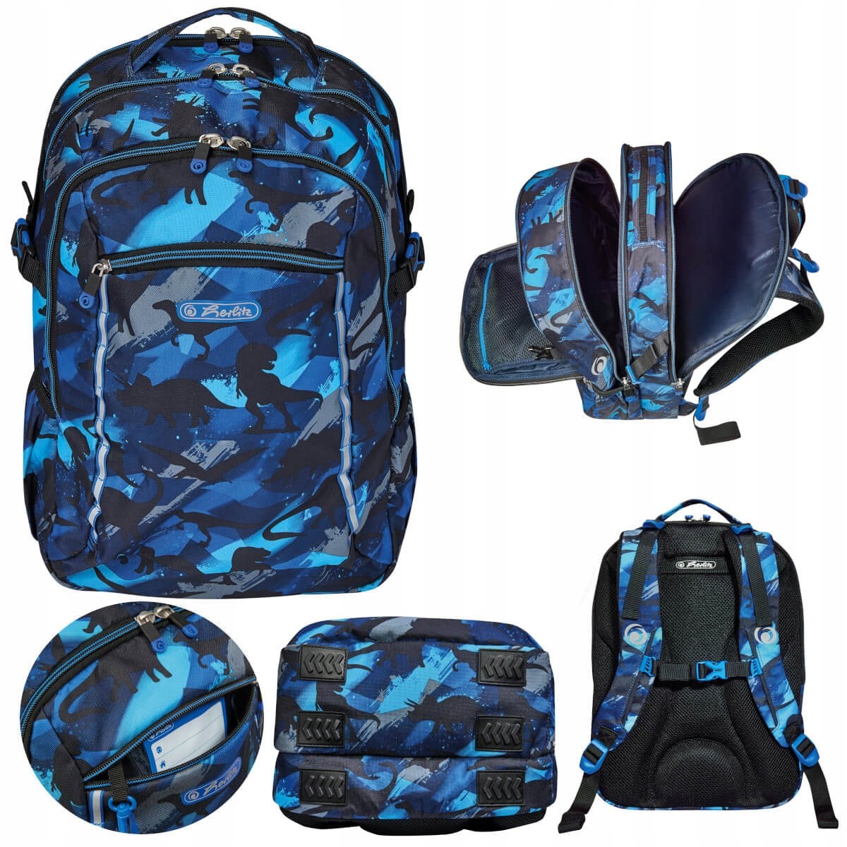 Školský batoh - Ultimate Dinosaur Pet 24l Herlitz School Batoh