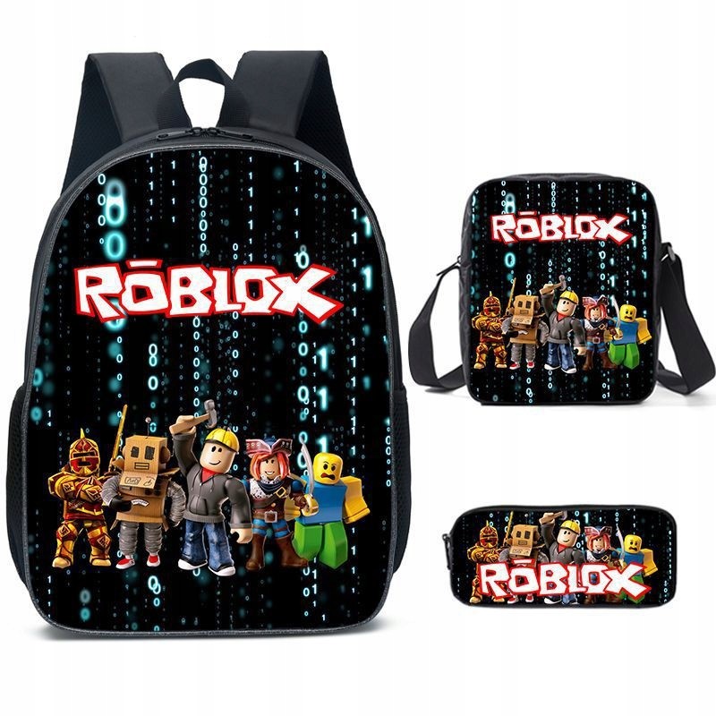 Školský batoh robloxový batoh 3 dielna sada
