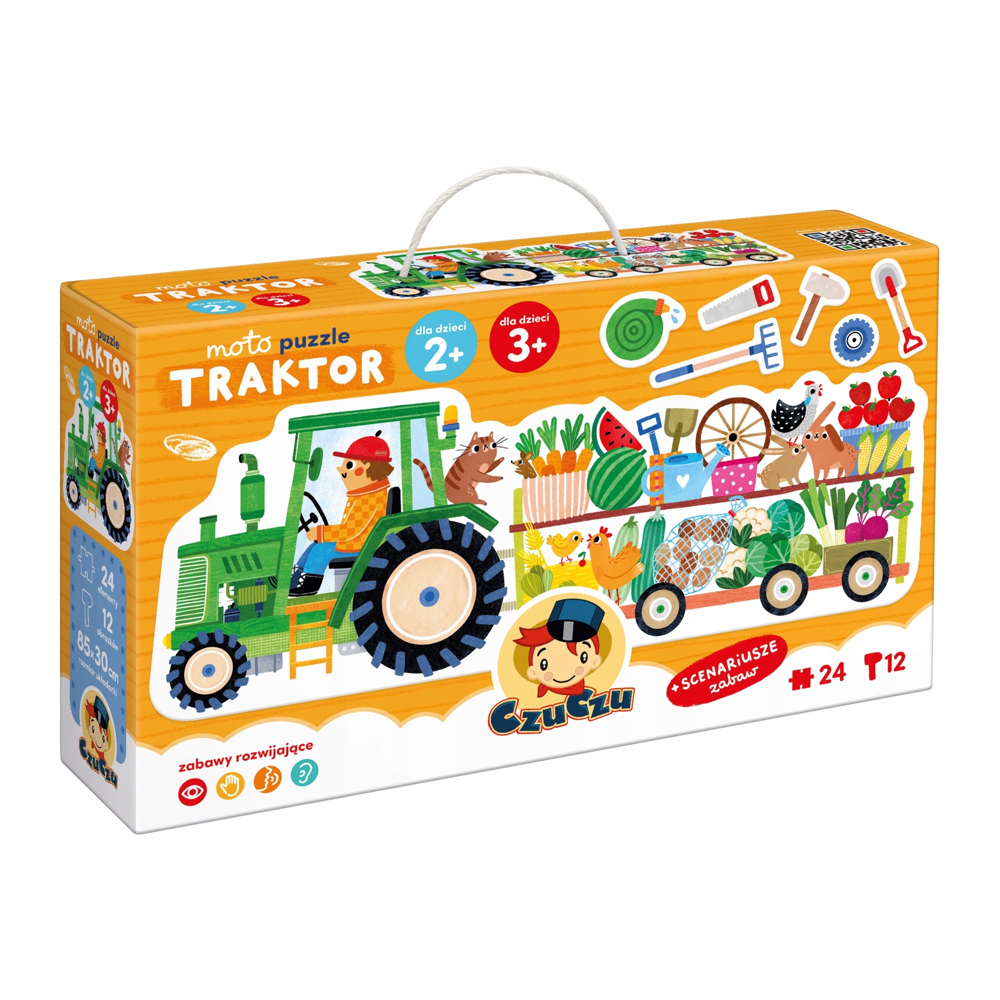 CZUCZU MOTO PUZZLE TRAKTOR 3+