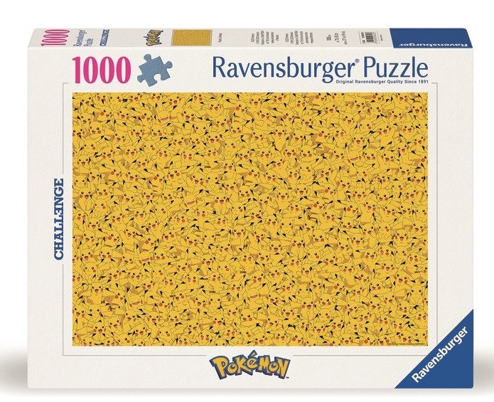 Ravensburger Puzzle 1000 dielikov 120008293 Puzzle Challenge: Pokémon Pikachu 1000 dielikov