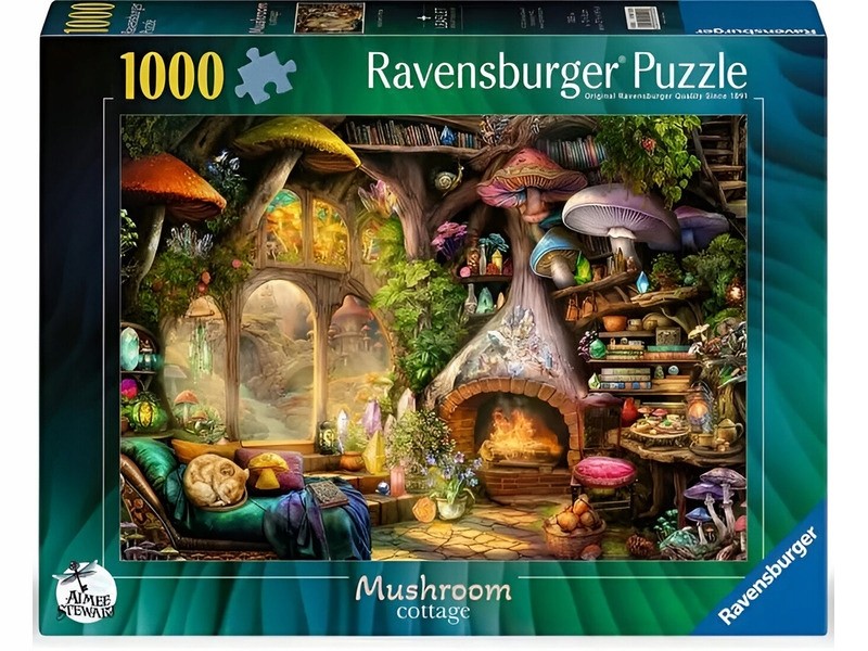 Puzzle Ravensburger Fantasy 1000 dielikov Hubový domček
