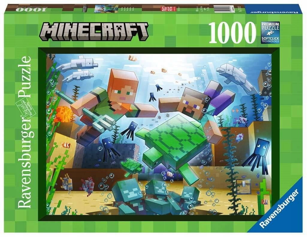 Puzzle 1000 - Minecraftová mozaika