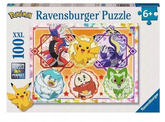 Ravensburger Puzzle 100 dielikov Pokémon Puzzle XXL 100 dielikov