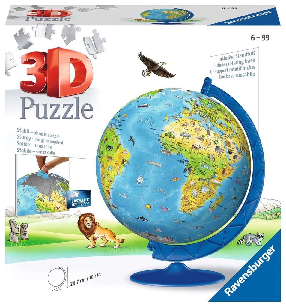 Ravensburger 3D puzzle Glóbus 180 dielikov 12338