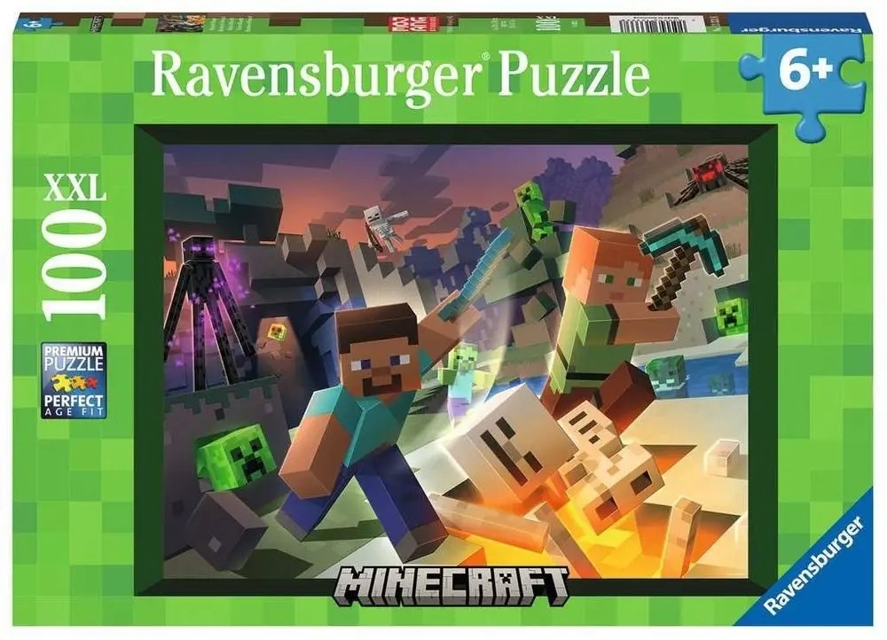 XXL Puzzle 100 dielikov: Minecraft