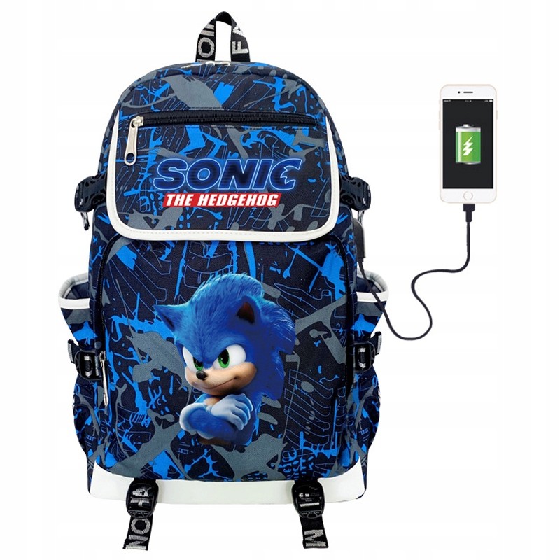 SONIC VEĽKOKAPACITNÝ ŠKOLSKÝ BATOH SONIC USB