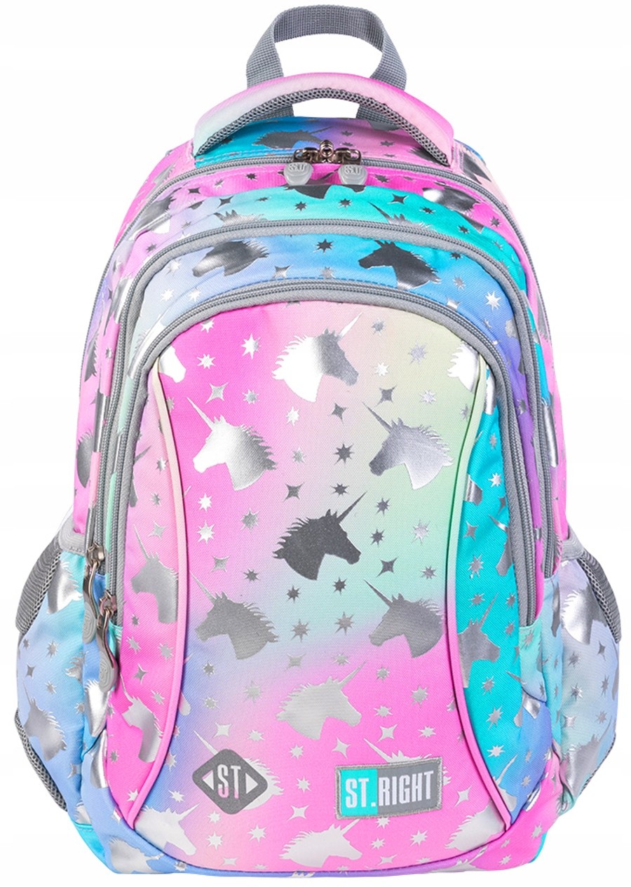 Školský batoh - St.right School Backpack ombre Unicorn-5112