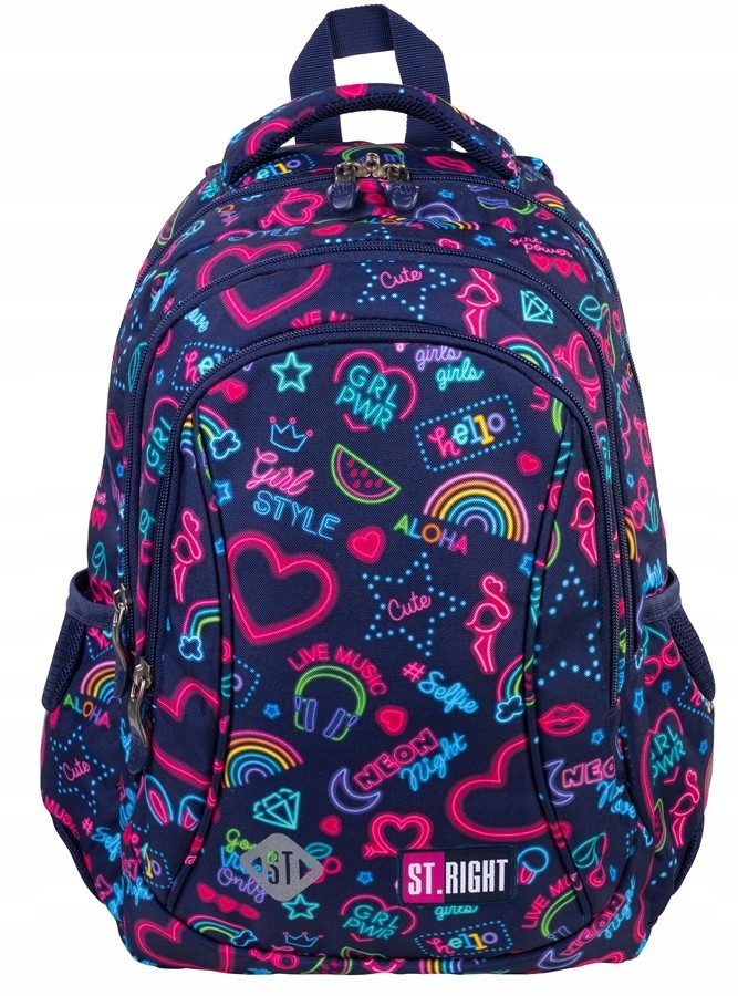 Školský batoh - Batoh St.right School pre 1. triedy Neon BP26 20L