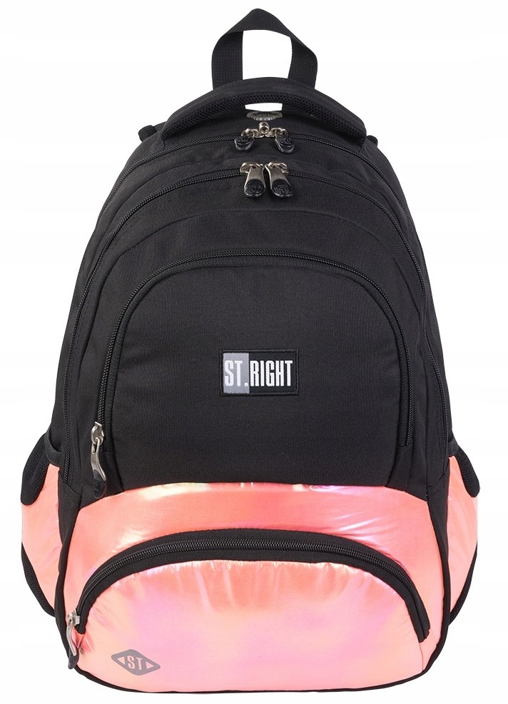 Školský batoh - St.right School Batoh Holo Coral Termo Pocket