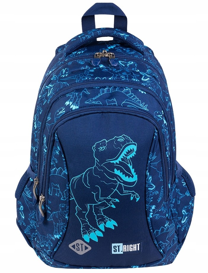 Školský batoh - ST.RIGHT Školský batoh s 3 komorami 20L T-REX