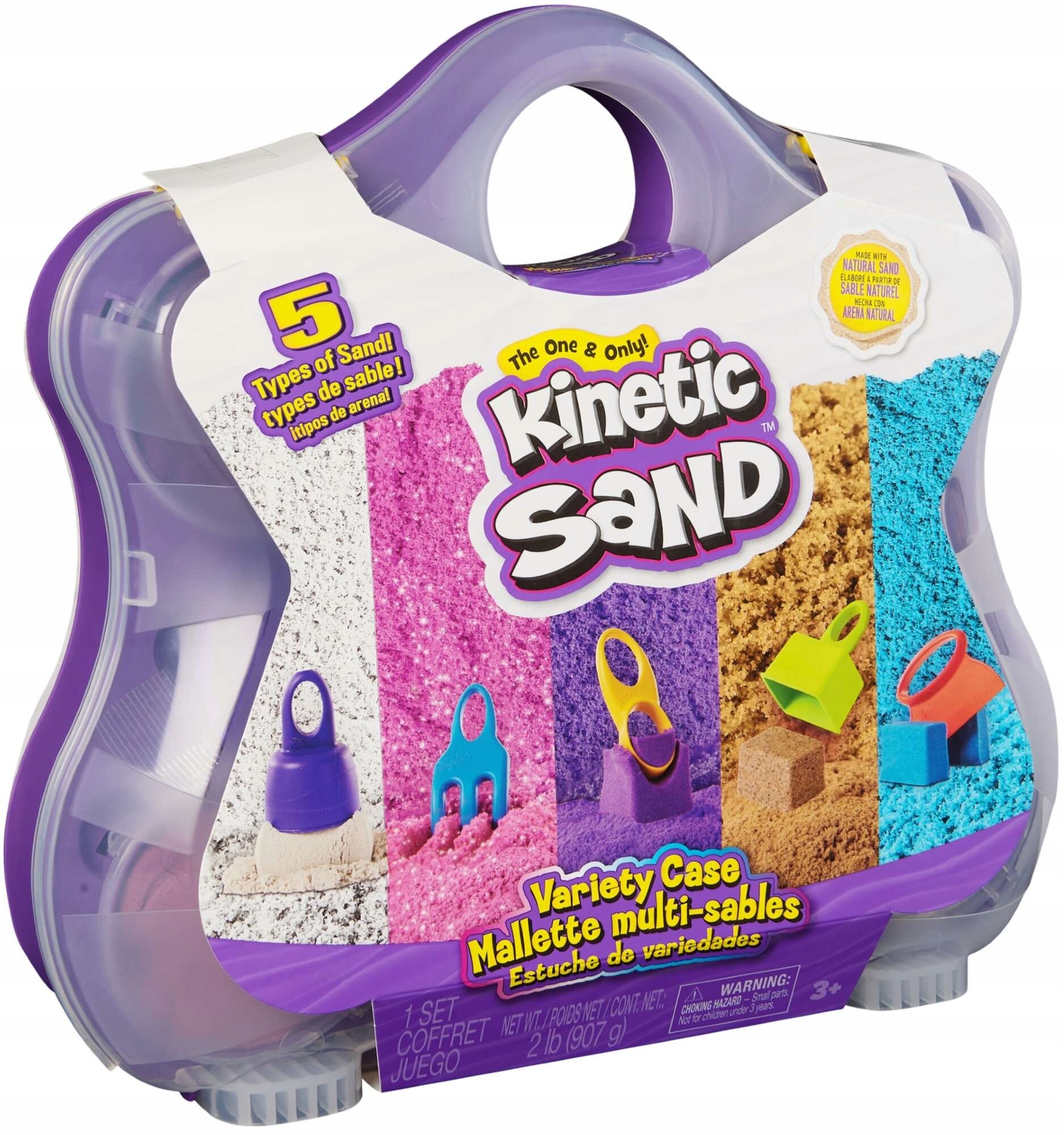 Sada kinetického piesku SPIN MASTER, 5 farieb, veľké balenie