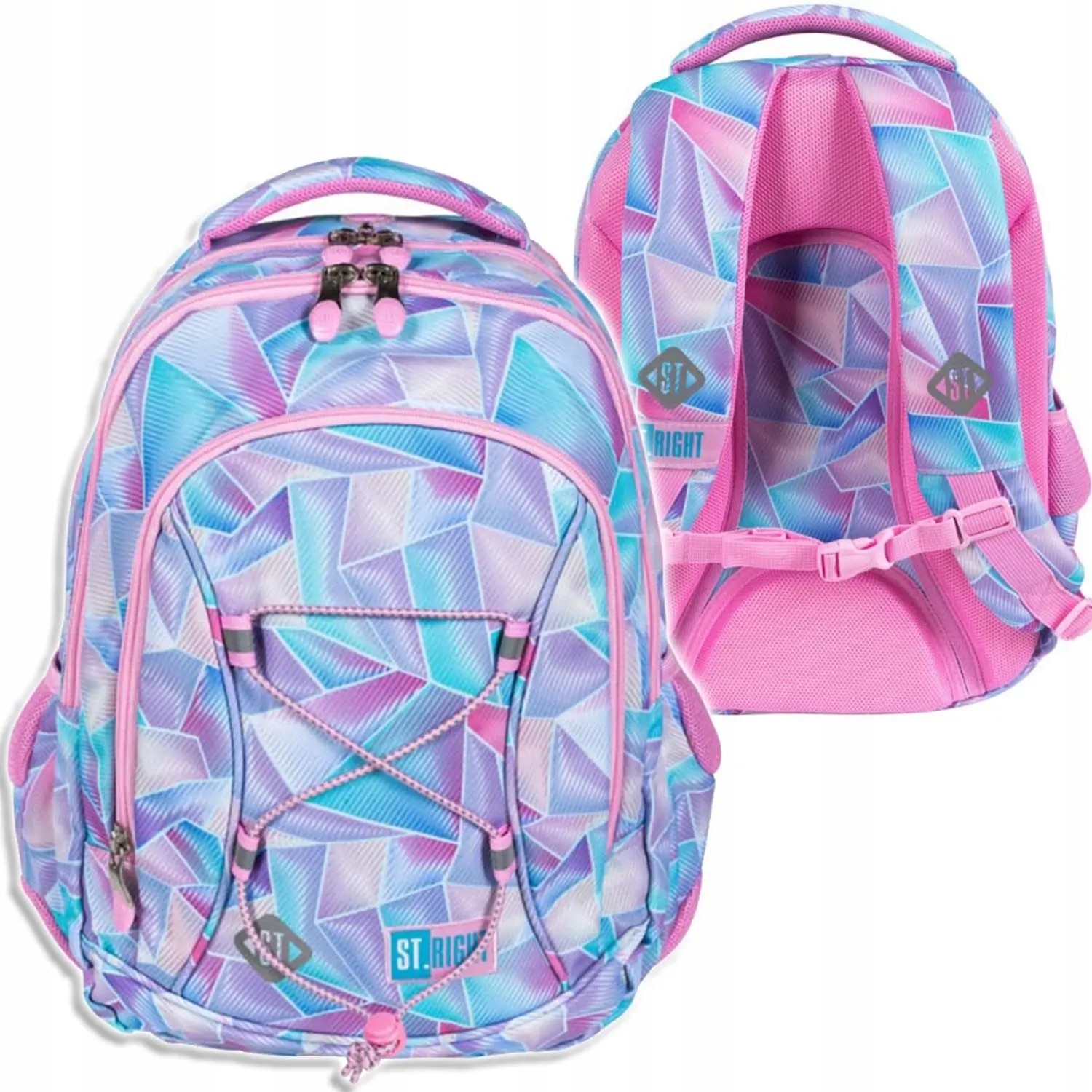 Školský batoh - St. Majewski School Backpack 3-CHAMBER HOLO BP32